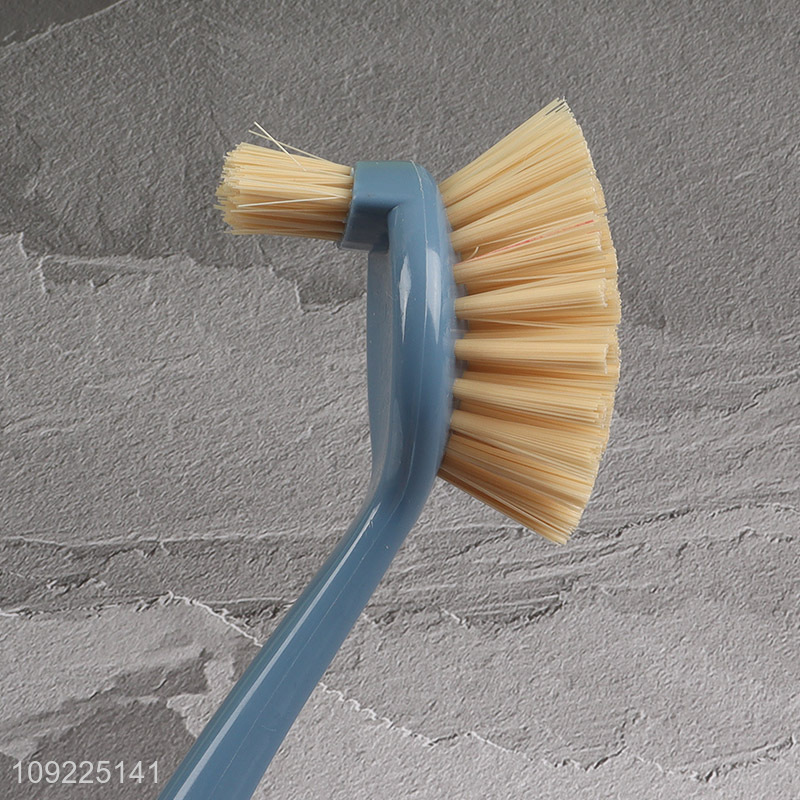 Factory Supply Double Sided Pot Brush Kitchen Scrub Brush with Handle