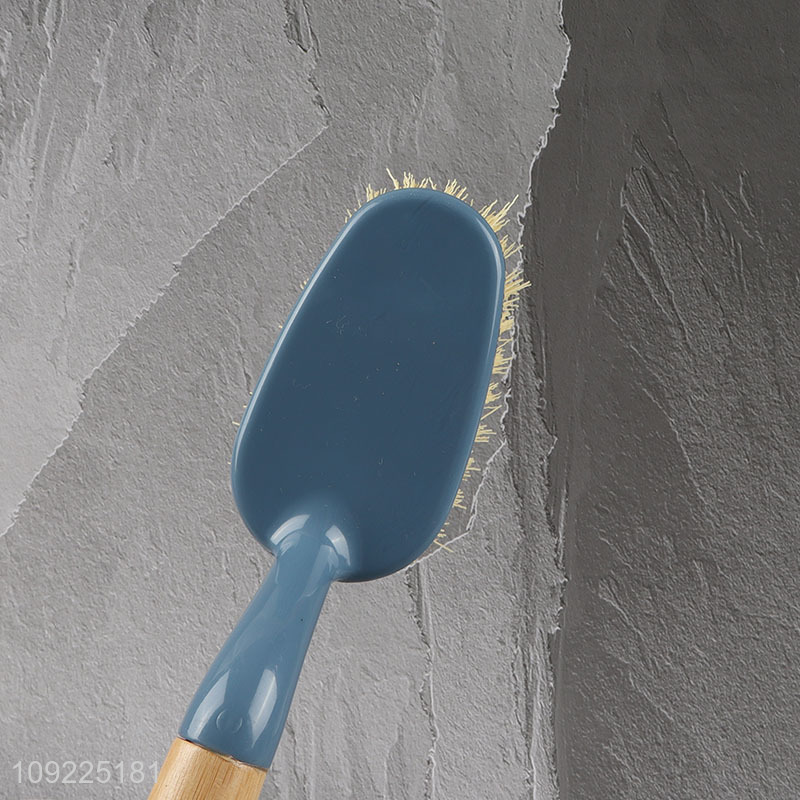 China Wholesale Heavy Duty Floor Scrub Brush with Long Wooden Handle