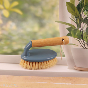 High Quality Multi-Function Laundry Shoe Scrub Brush with Wooden Handle