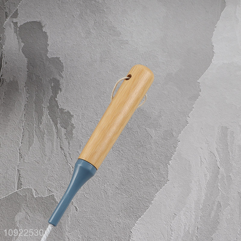 Factory Supply Wooden Handle Sponge Bottle Brush for Cleaning Beer Wine