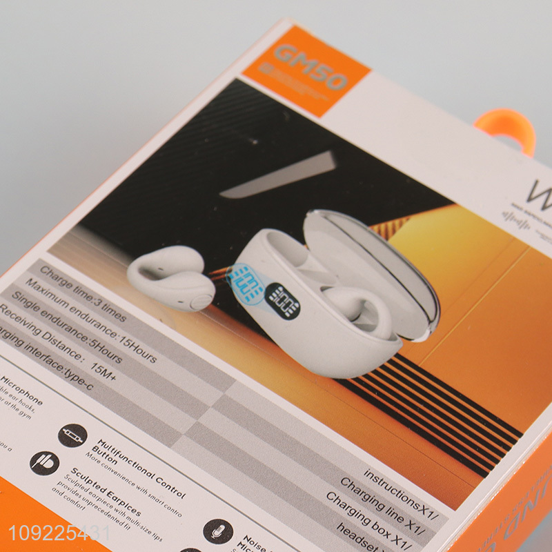 Popular products long lasting wireless rechargable bluetooth headset earphones