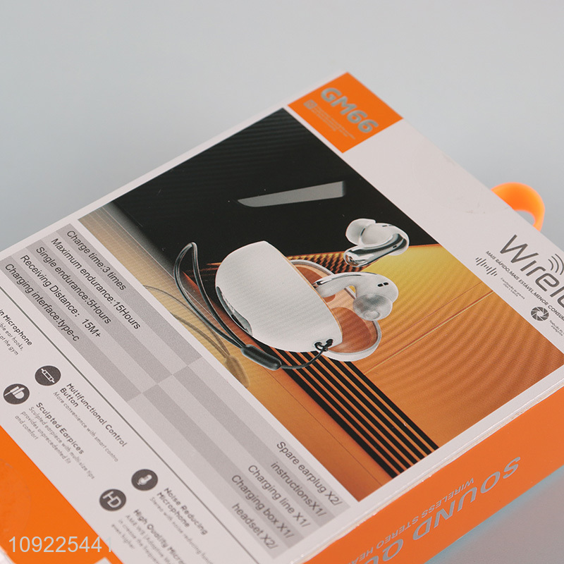 China factory portable sports wireless type-c bluetooth headset earphones