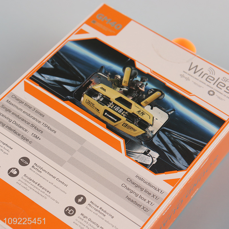 New arrival portable sports wireless bluetooth headset earphones for sale