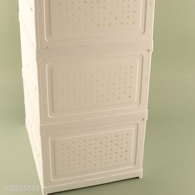 Hot selling household folding shoes storage box storage rack wholesale