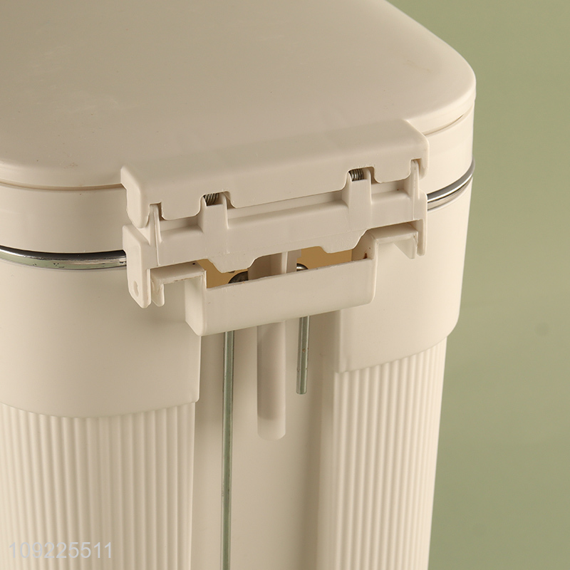 Top selling large capacity 15L indoor pedal waste bin trash can wholesale