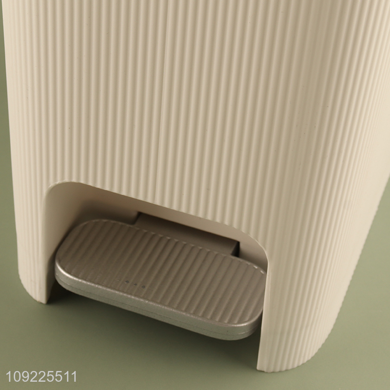 Top selling large capacity 15L indoor pedal waste bin trash can wholesale