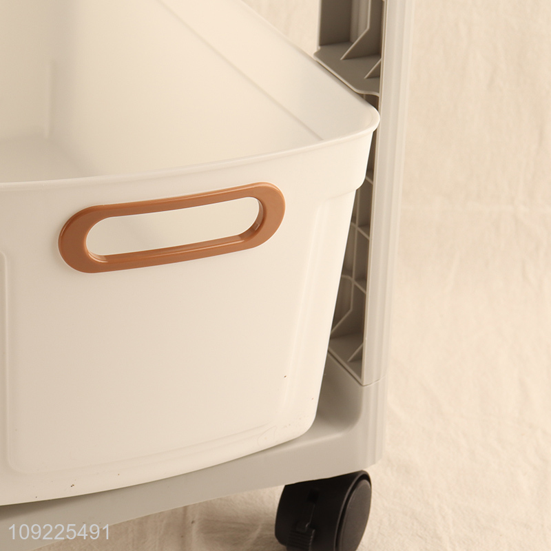 China factory multi-layer movable household storage rack storage shelves