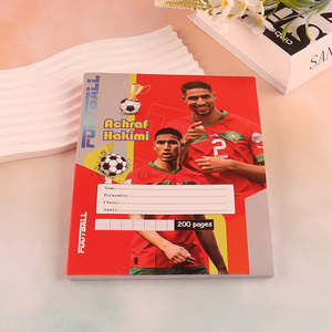 Hot selling school students 200pages A5 exercise book wholesale