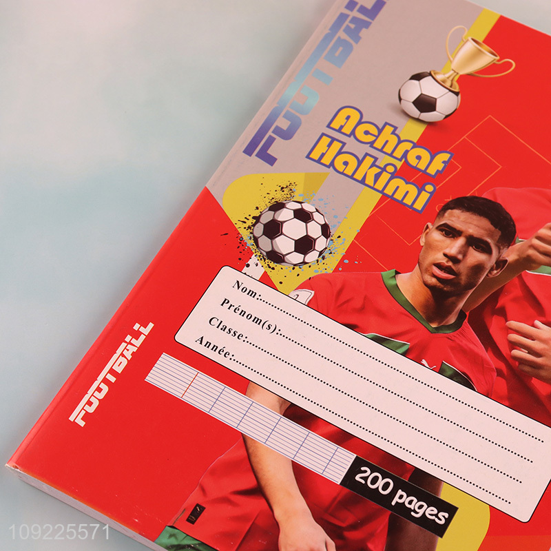 Hot selling school students 200pages A5 exercise book wholesale