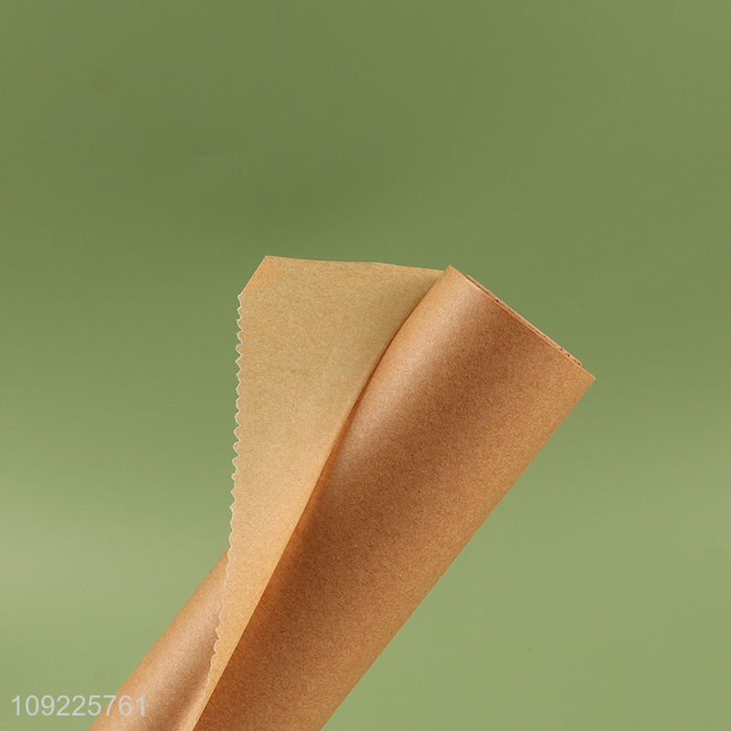 Factory Supply Non-Stick Waterproof Unbleached Parchment Paper Roll for Baking