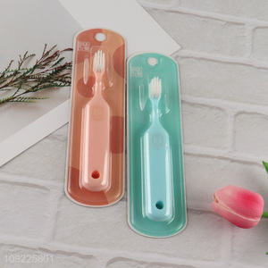 Popular products multicolor children soft tooth cleaning toothbrush
