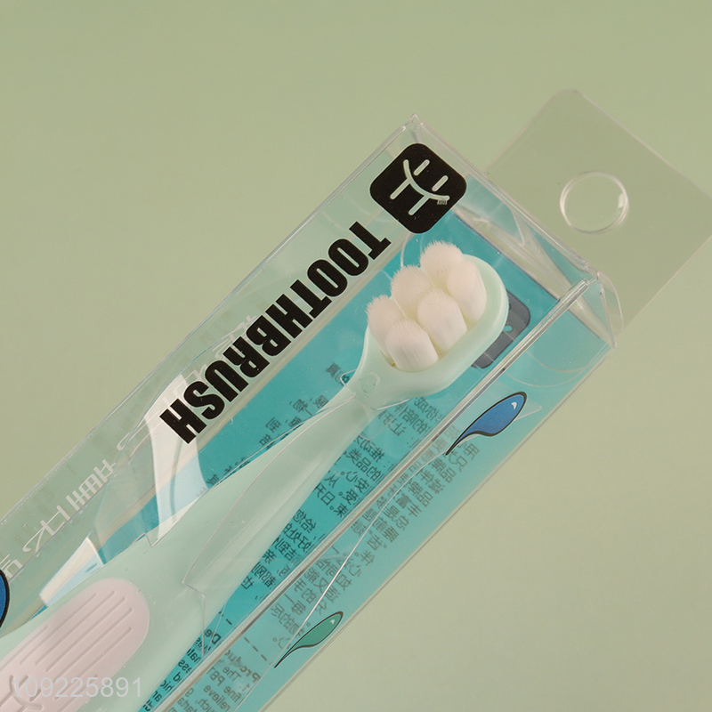 Good quality children whale tooth cleaning toothbrush for oral care