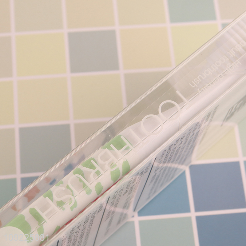 Popular products 5pcs multicolor soft bristle tooth cleaning toothbrush