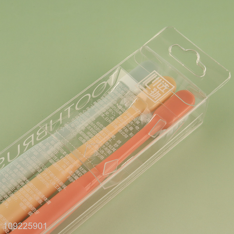 Hot selling 3pcs soft bristle adult tooth cleaning toothbrush