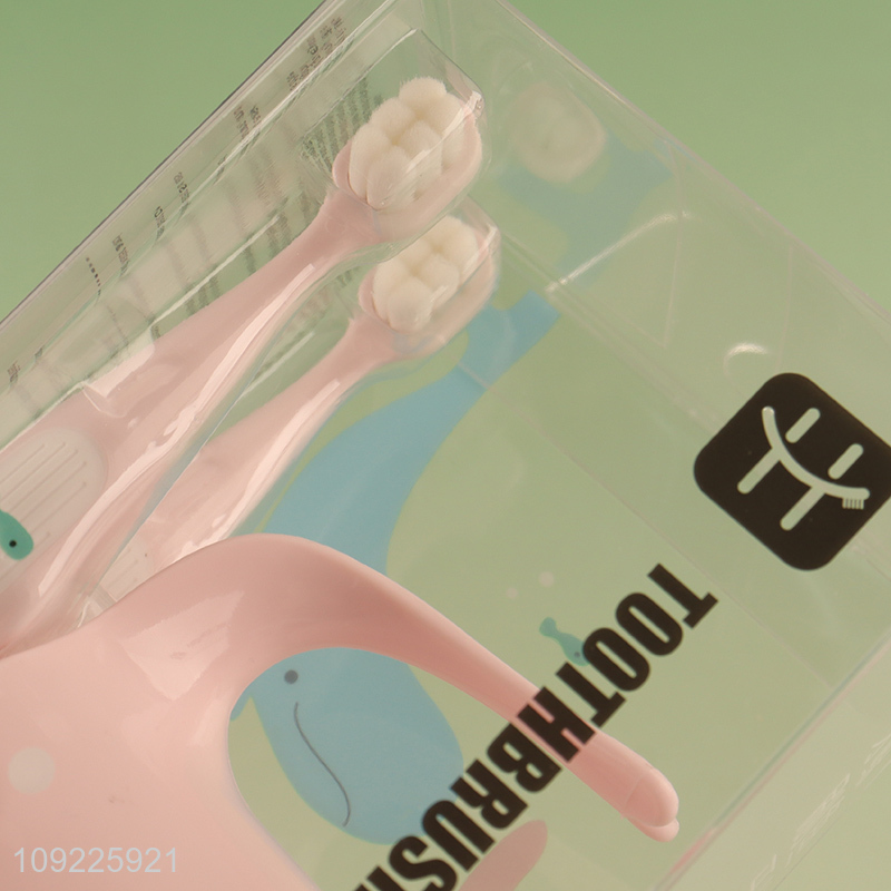 Factory price cartoon whale children toothbrush mouthwash cup set