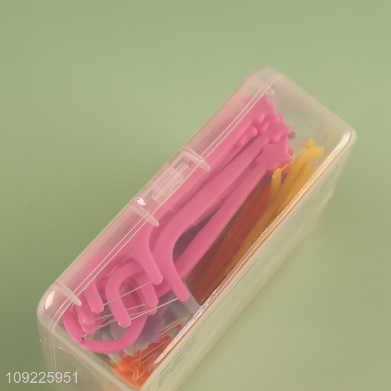 Online wholesale 50pcs oral care children dental flossers