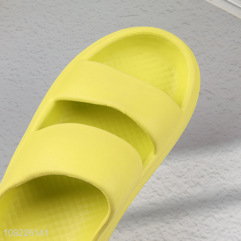 New Product Thick Solded EVA Slippers Platform Beach Slippers for Women