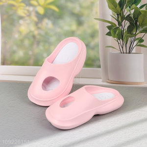 Factory Price Women's EVA Slippers Summer Indoor Outdoor Platform Slides