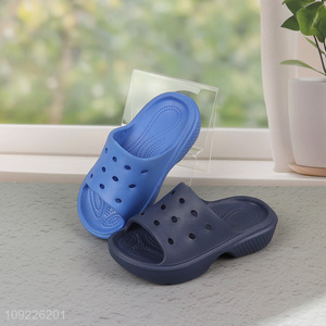 Factory Supply Kids EVA Slippers Summer Non-Slip Thick Sole Beach Slippers