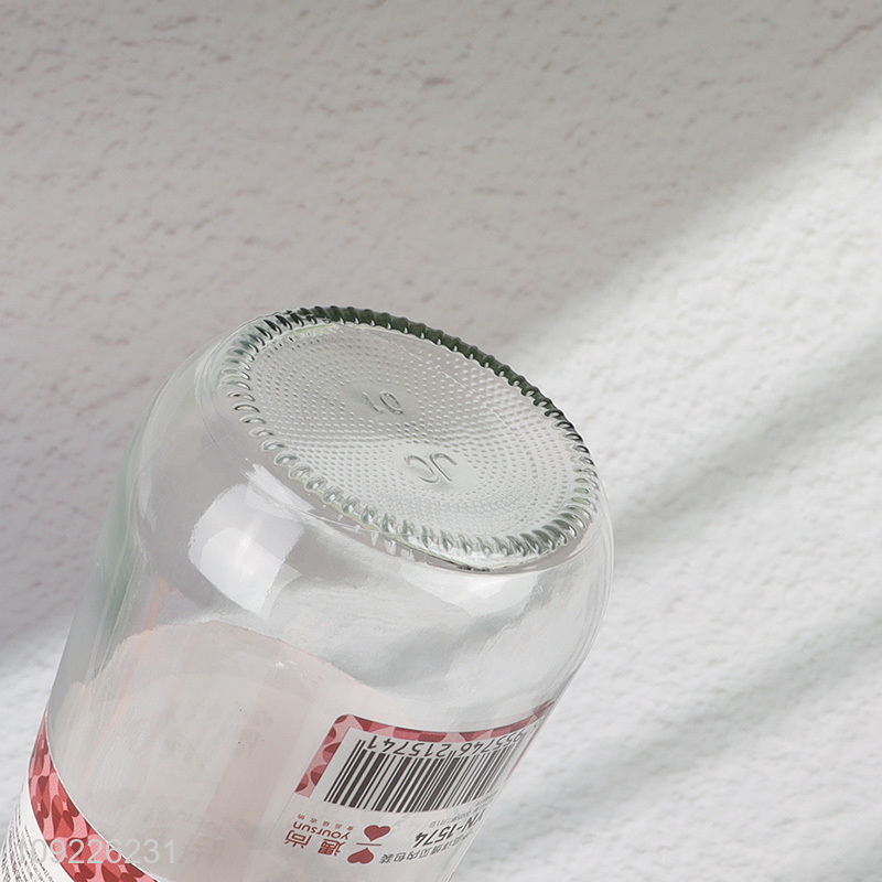 Factory Price 290Ml Glass Olive Oil Bottle Dispenser with Brush