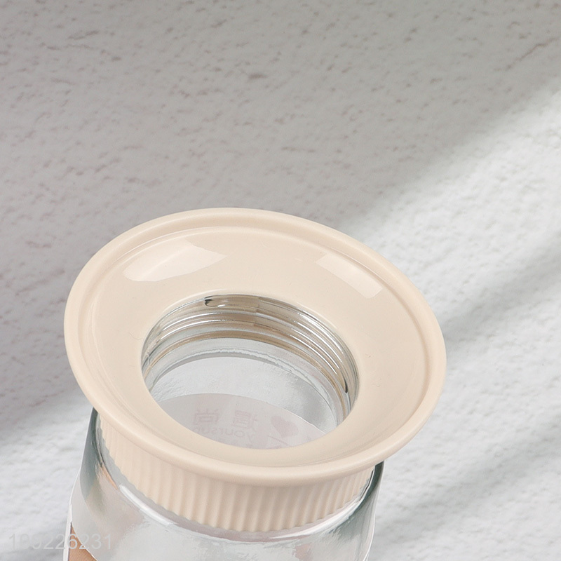 Factory Price 290Ml Glass Olive Oil Bottle Dispenser with Brush