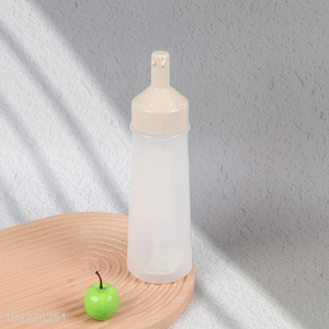 Factory Supply 520Ml Plastic Condiment Squeeze Bottle for Sauce Ketchup