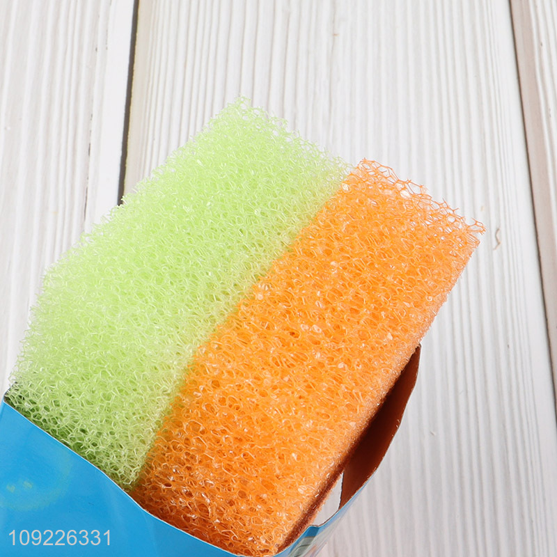 Factory Supply 2PCS Non-Scratch Scrub Sponges Dish Scrubbers for Kitchen