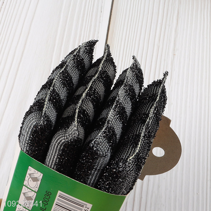 New Arrival 4PCS Scrub Sponges Dish Scrubbers for Washing Dishes Pans