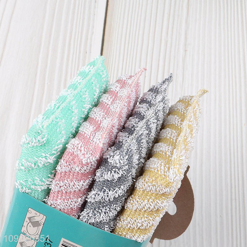 Good Quality 4PCS Heavy Duty Scrub Sponges Dish Sponges Kitchen Sponges