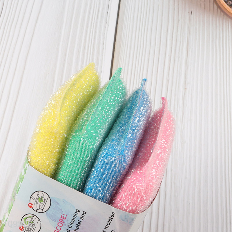 China Wholesale 4PCS Dishwashing Sponges Pans Pots Cleaning Sponges