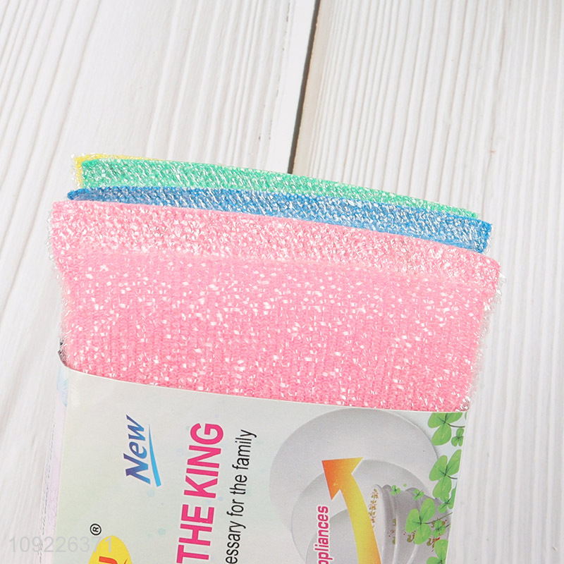 China Wholesale 4PCS Dishwashing Sponges Pans Pots Cleaning Sponges