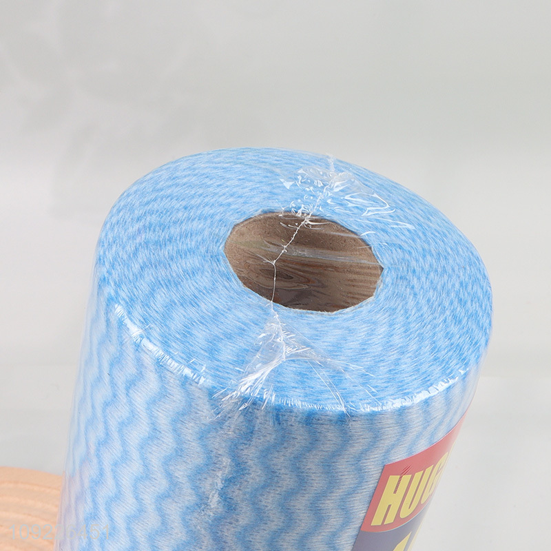 New Arrival 100 Sheets Ultra Absorbent Non-Woven Cleaning Cloths Kitchen Towel Roll