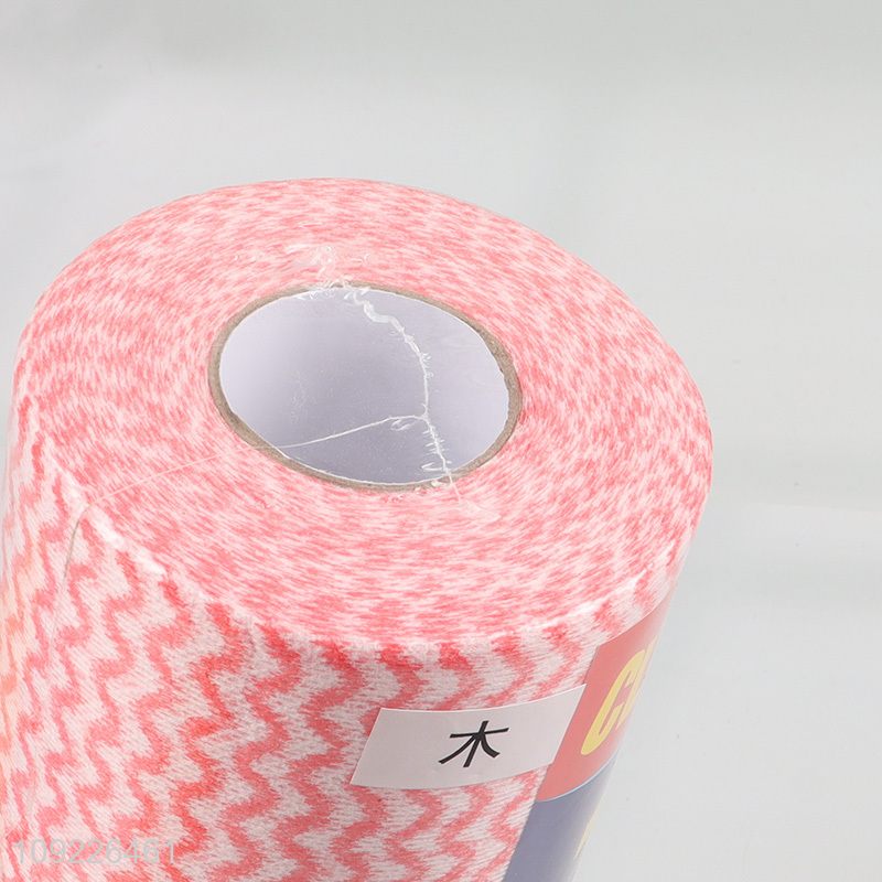 Hot Selling 100 Sheets Non-Woven Dish Cloths Disposable Cleaning Cloths for Kitchen