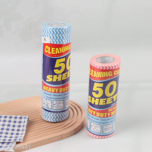 New Product 50 Sheets All Purpose Kitchen Wipes Disposable Nonwoven Cleaning Cloths