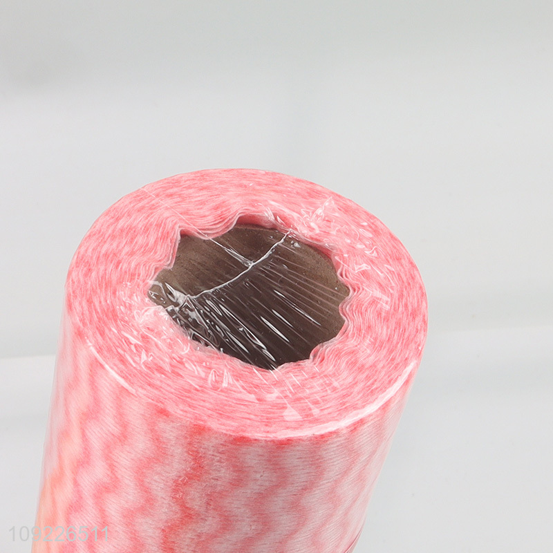 Factory Supply 25 Sheets Ultra Absorbent Non-Woven Cleaning Cloths Kitchen Towel Roll