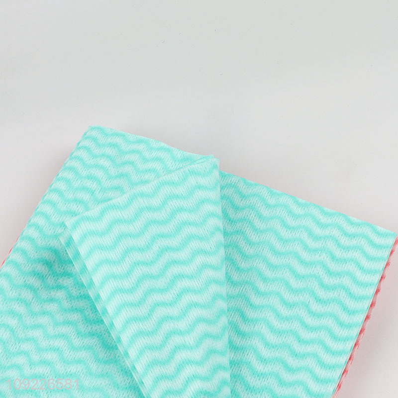 China Imports 10 Pieces Non-Woven Dish Cloths Disposable Cleaning Cloths for Kitchen