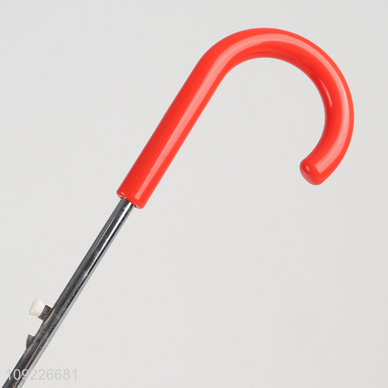 Factory Price Heart Printed Umbrella Clear Bubble Umbrella with Dome Canopy