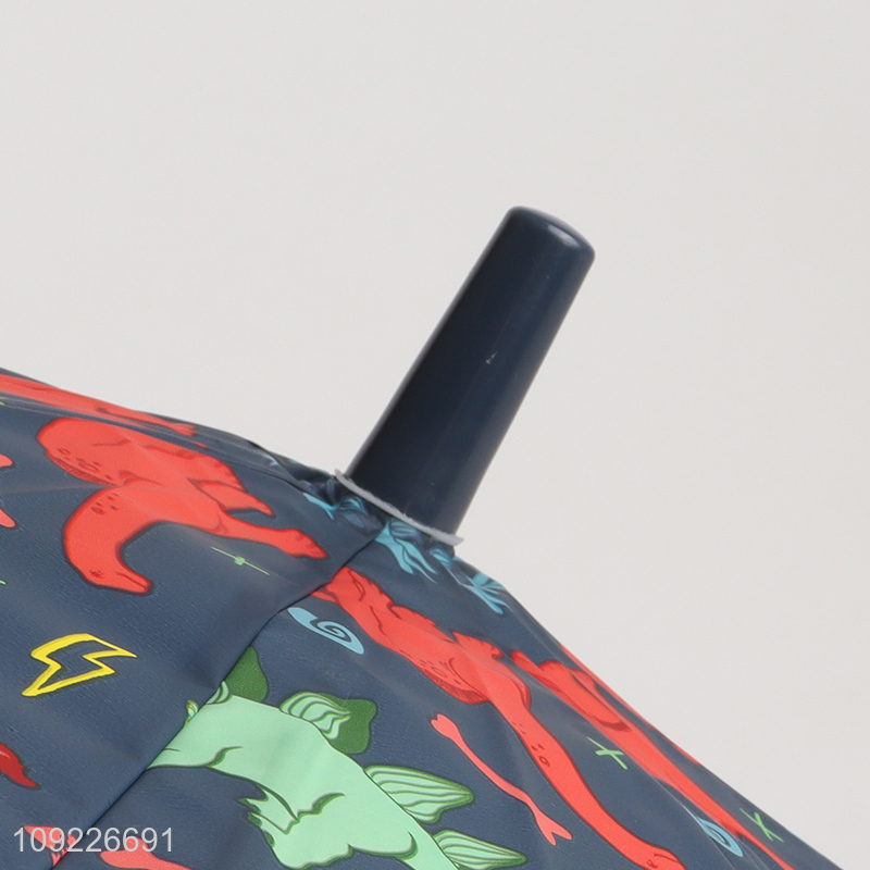 Online Wholesale Kids Umbrella Cartoon Dinosaur Printed Manual Open Umbrella
