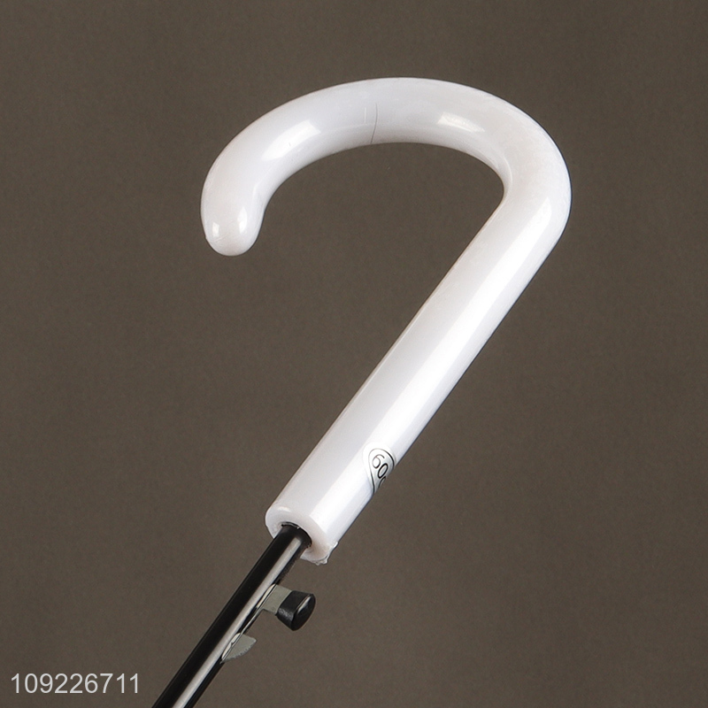Good Quality Transparent Clear Umbrella Custom Logo Manual Open Umbrella