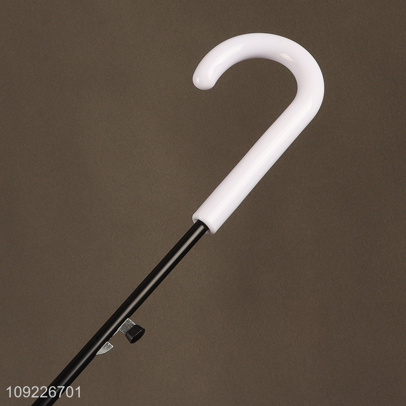 Factory Supply Transparent Clear Umbrella Manual Open Umbrella for Women