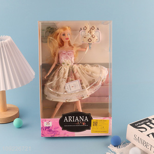 China factory 11inch kids girls fashion princess doll toys for gifts