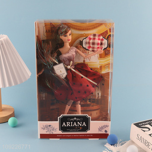 Latest products 11inch fashion doll dress doll toy for gifts