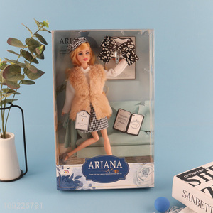 Popular products 11inch kids girls fashion dress doll toys for gifts