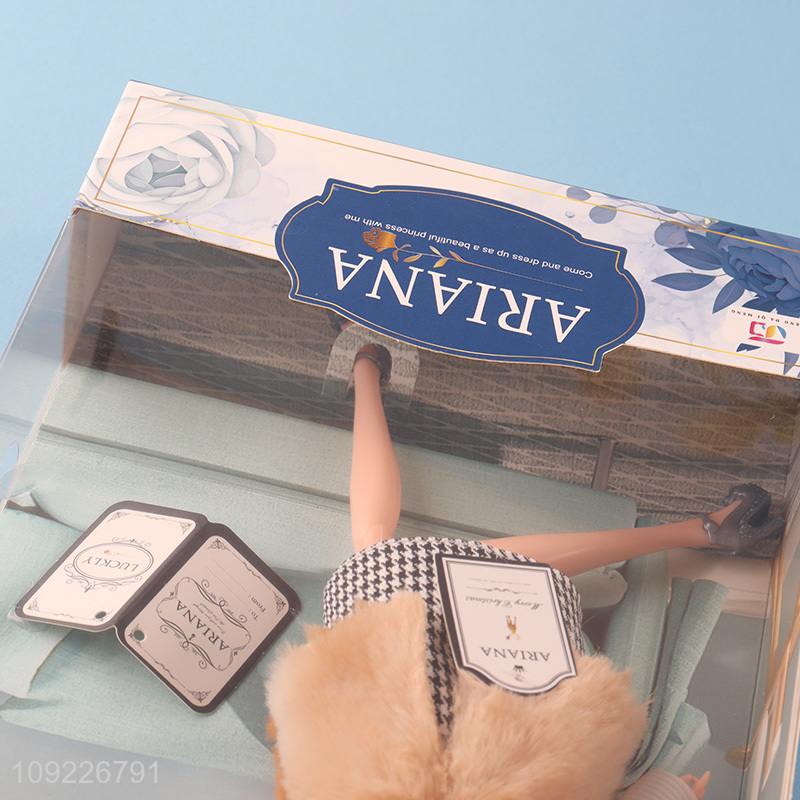 Popular products 11inch kids girls fashion dress doll toys for gifts