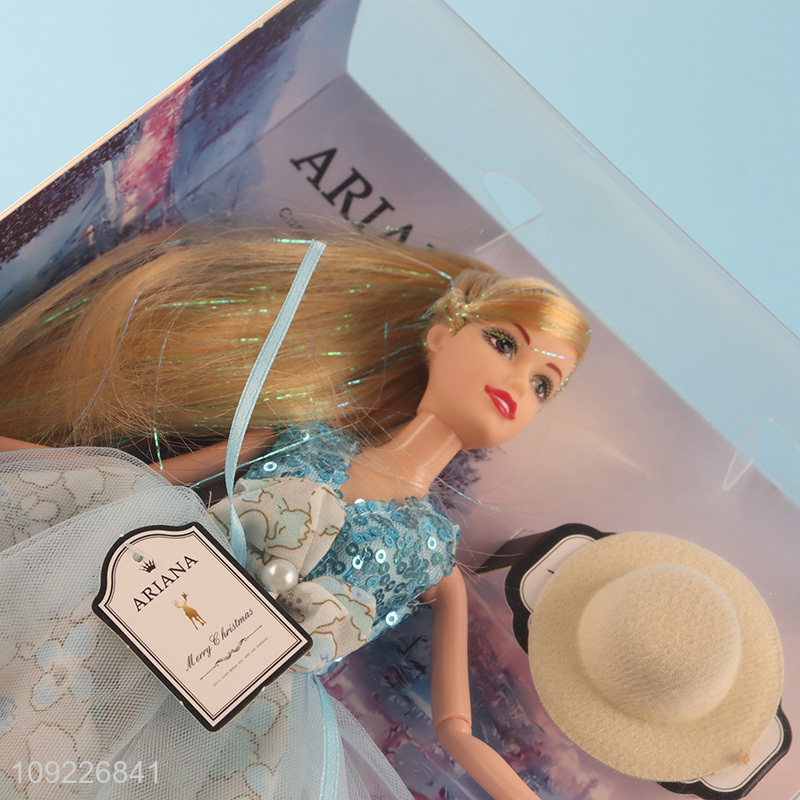 Factory price 11inch creative girls fashion princess doll toys for sale