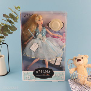 Factory price 11inch creative girls fashion princess doll toys for sale