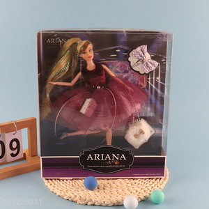 Factory supply 11inch girls gifts fashion doll dress doll toys