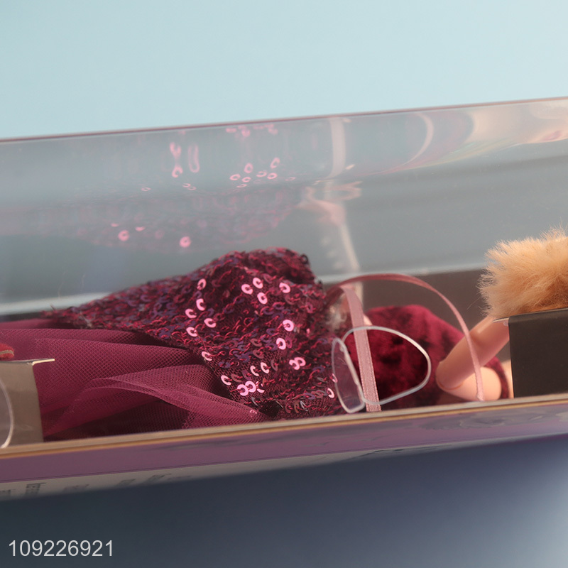 Hot selling 11inch girls kids fashion doll beauty doll toys for gifts