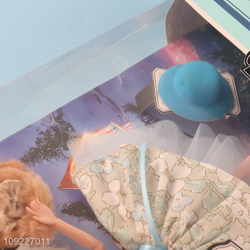 Online wholesale fashion princess doll beauty dress doll toys for girls