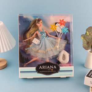 Best selling 11inch kids girls fashion doll princess dress doll toys